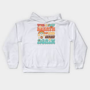 Take A Deep Breath And Start Again Kids Hoodie